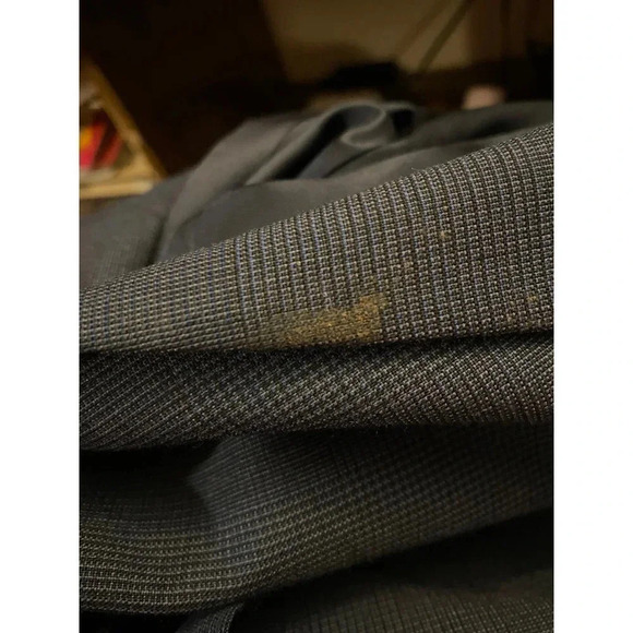 Colours By Alexander Julian Virgin Wool Men Matching Suit Blazer Pants Size 44R - Picture 10 of 10